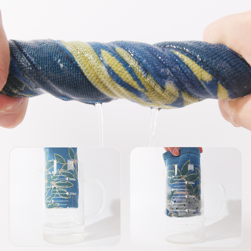 2-pack pure cotton face gauze towels for household use