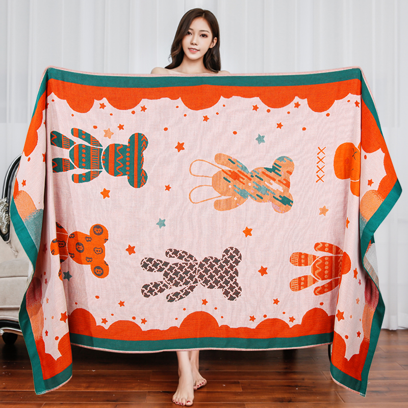 Cute cartoon absorbent bath towel