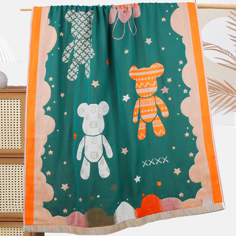 Cute cartoon absorbent bath towel