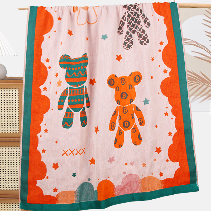 Cute cartoon absorbent bath towel