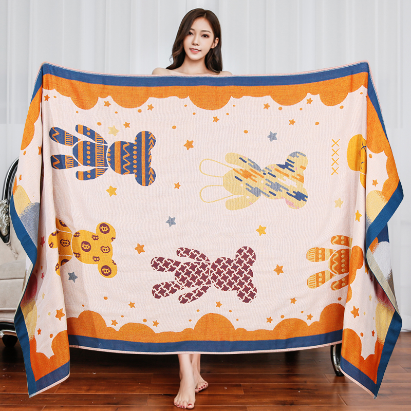 Cute cartoon absorbent bath towel