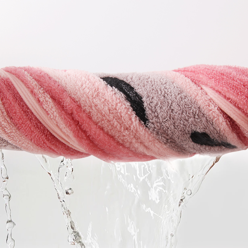 New all-cotton adult bath towel that doesn't shed