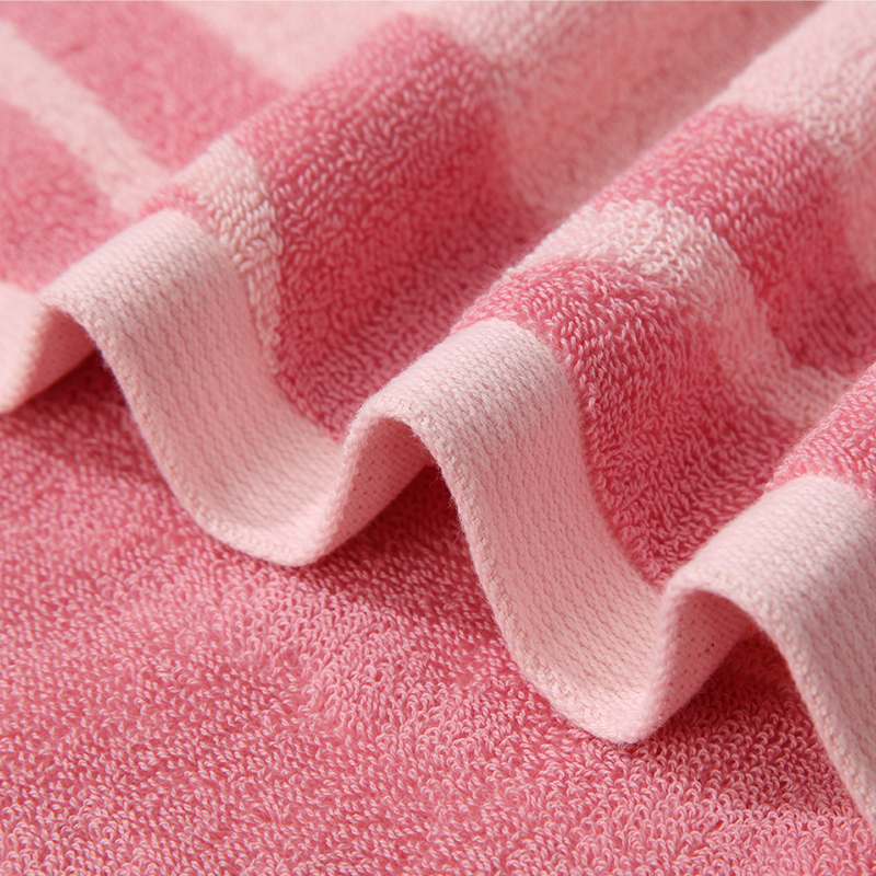 New all-cotton adult bath towel that doesn't shed