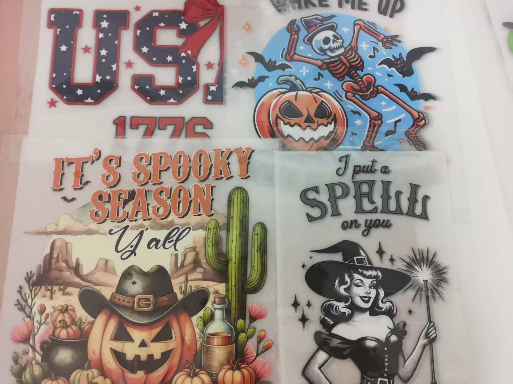 Link 1: Heat transfer printed stickers