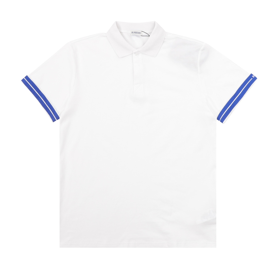 Horse print POLO shirt with webbing cuffs
