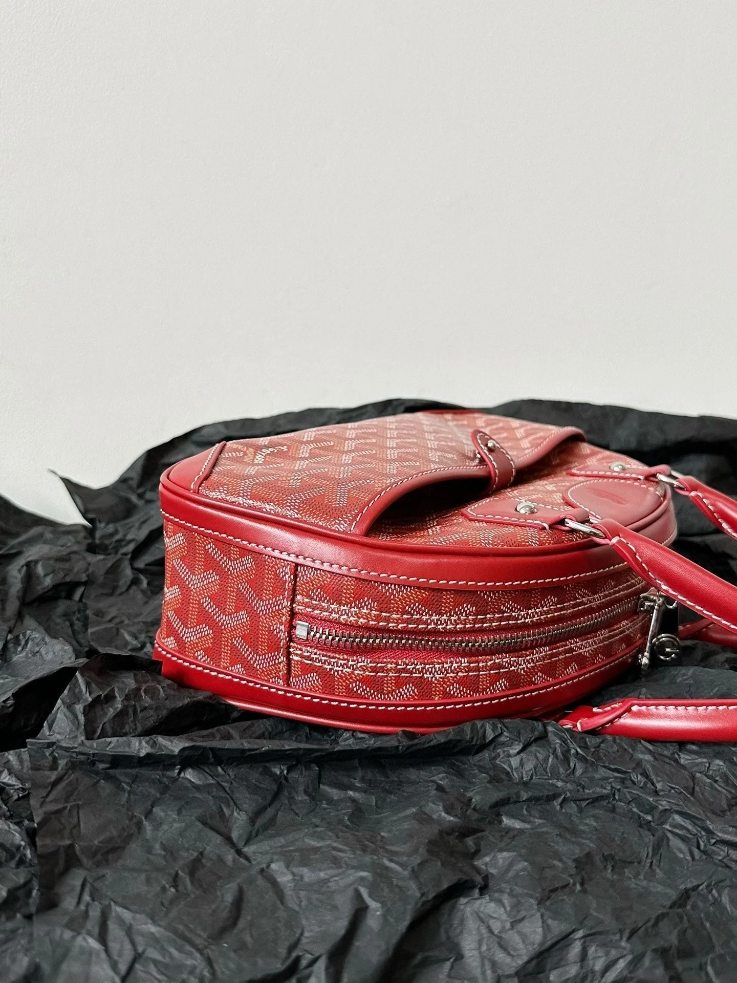 Small Red Canvas Bowling Ball