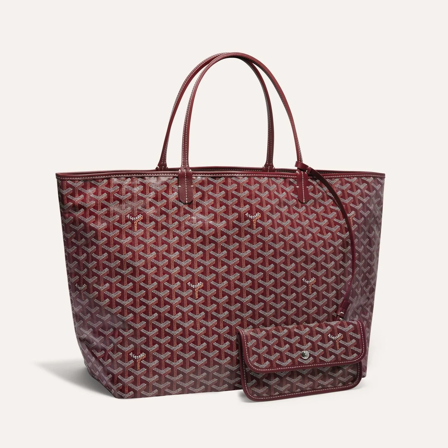 Burgundy Shopping Bag