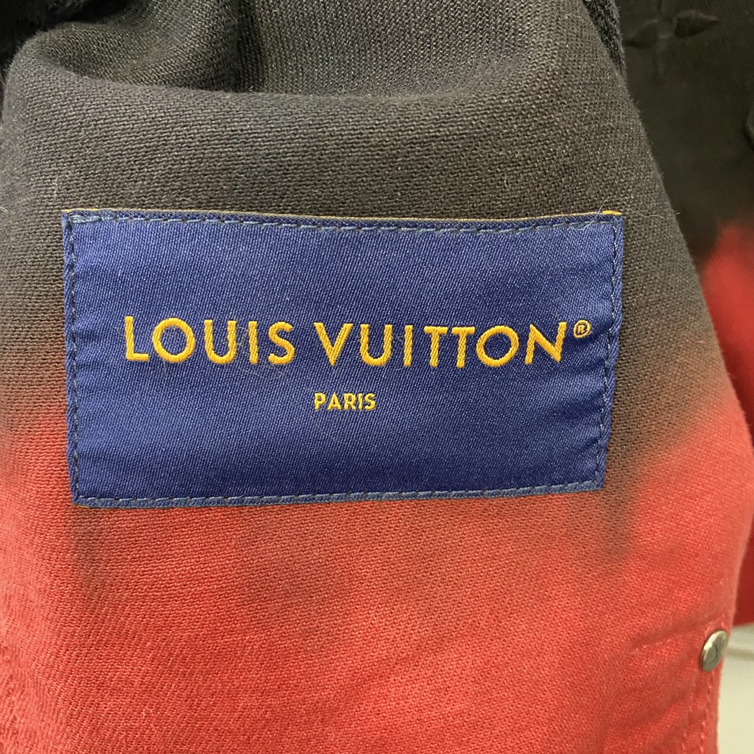 Volcanic Red Matching Denim Jacket