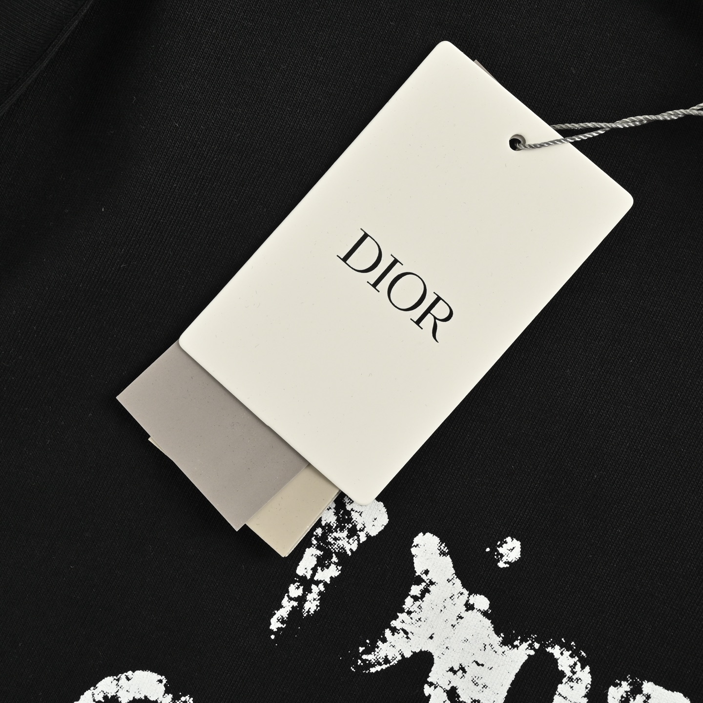 Damaged letter print short sleeves