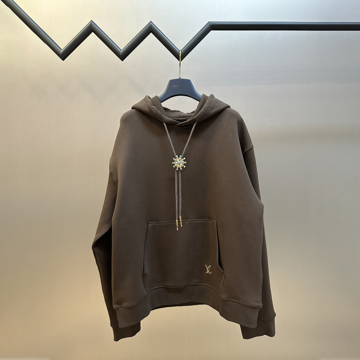Sunflower Hardware Detail Hooded Sweatshirt