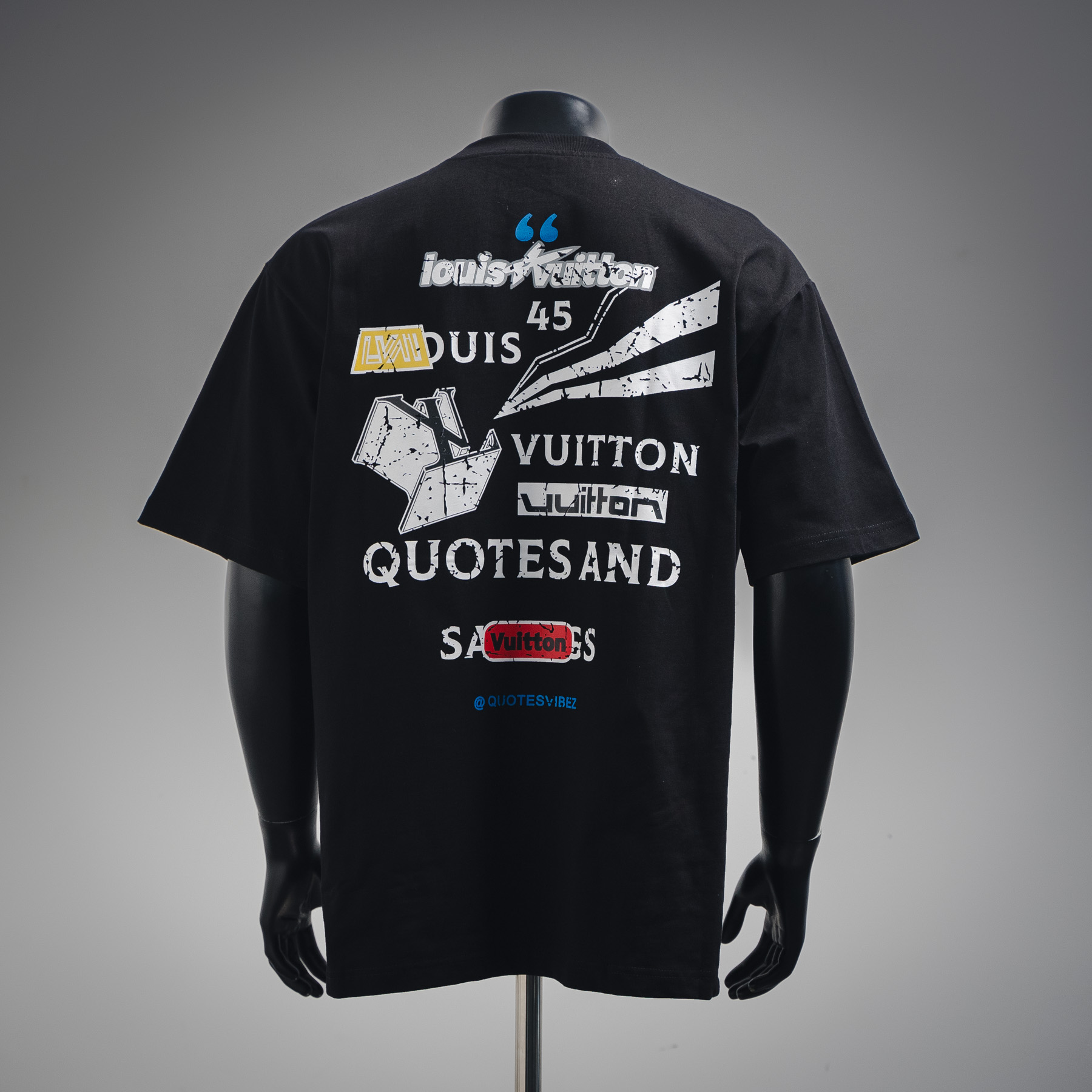 Cutout War Horse Appliqué T-Shirt