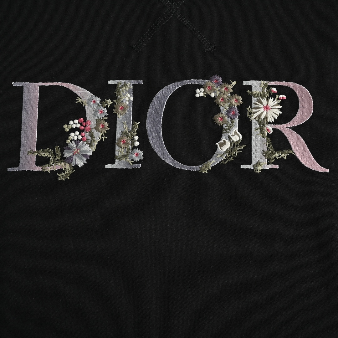 Flower Embroidered T-Shirt