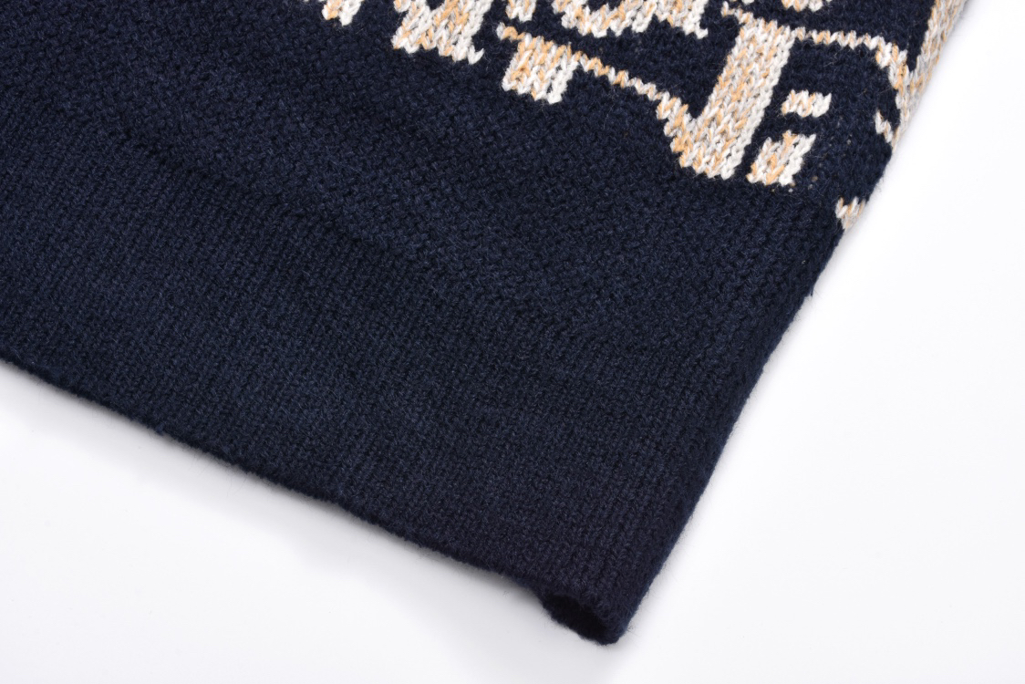 All Over Print Jacquard Cardigan Sweater