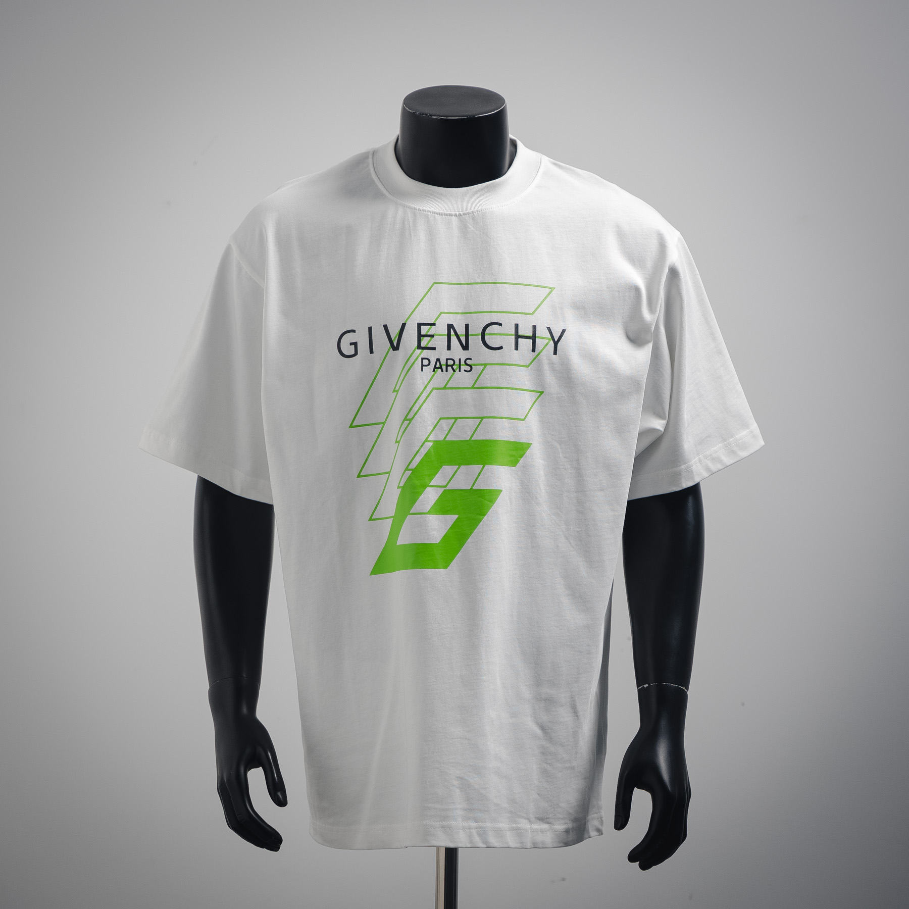 25ss folded big G print short-sleeved T-shirt