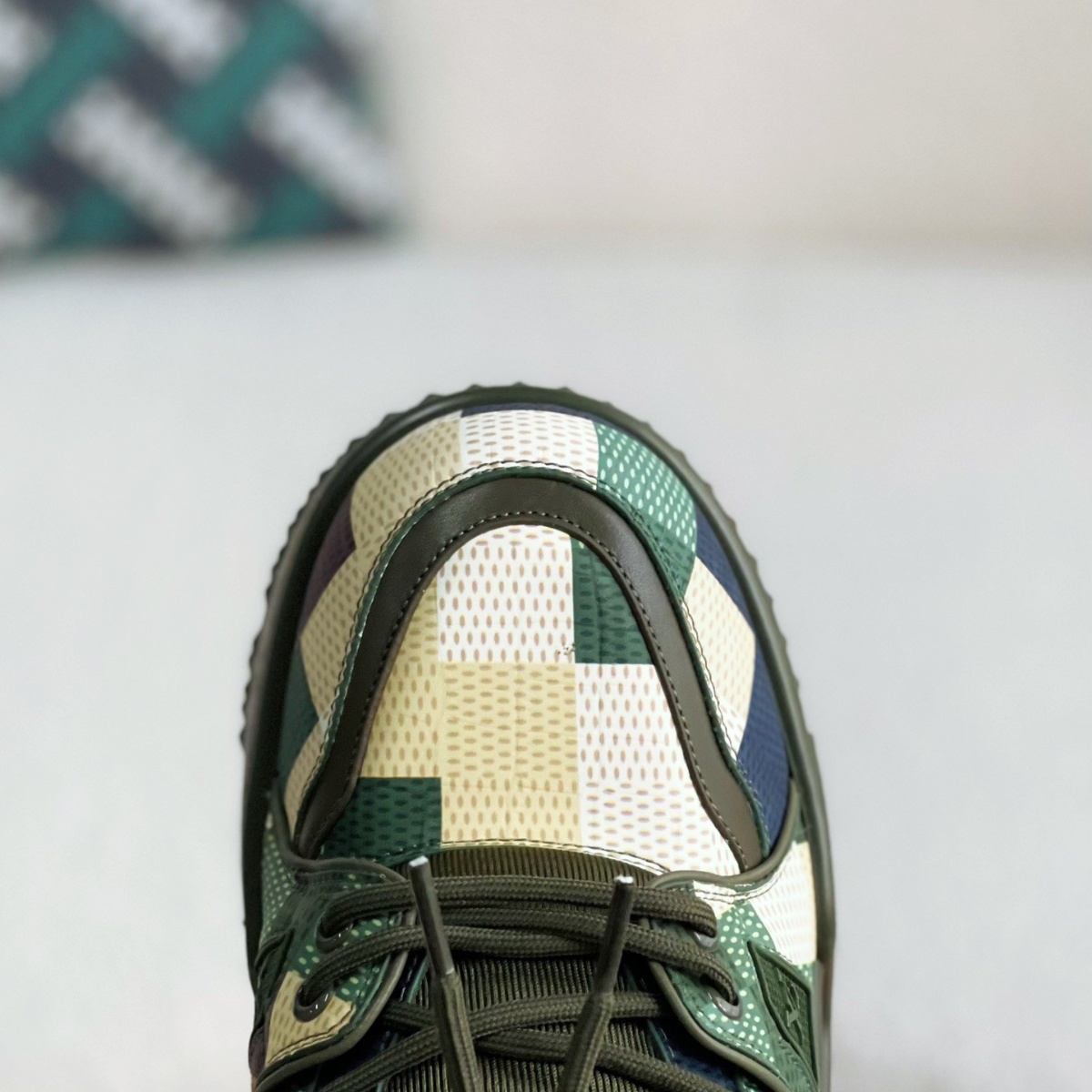 Ponta Mens Sports Sapatos Black Trainer Maxi