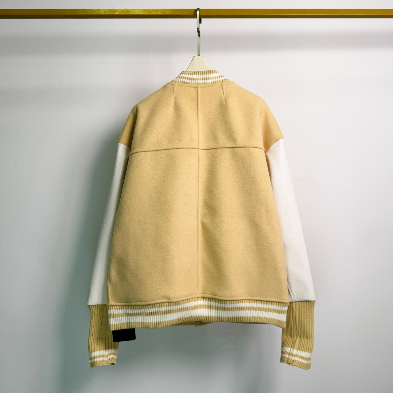 Autumn And Winter Leather Patchwork Baseball Casual Jacket