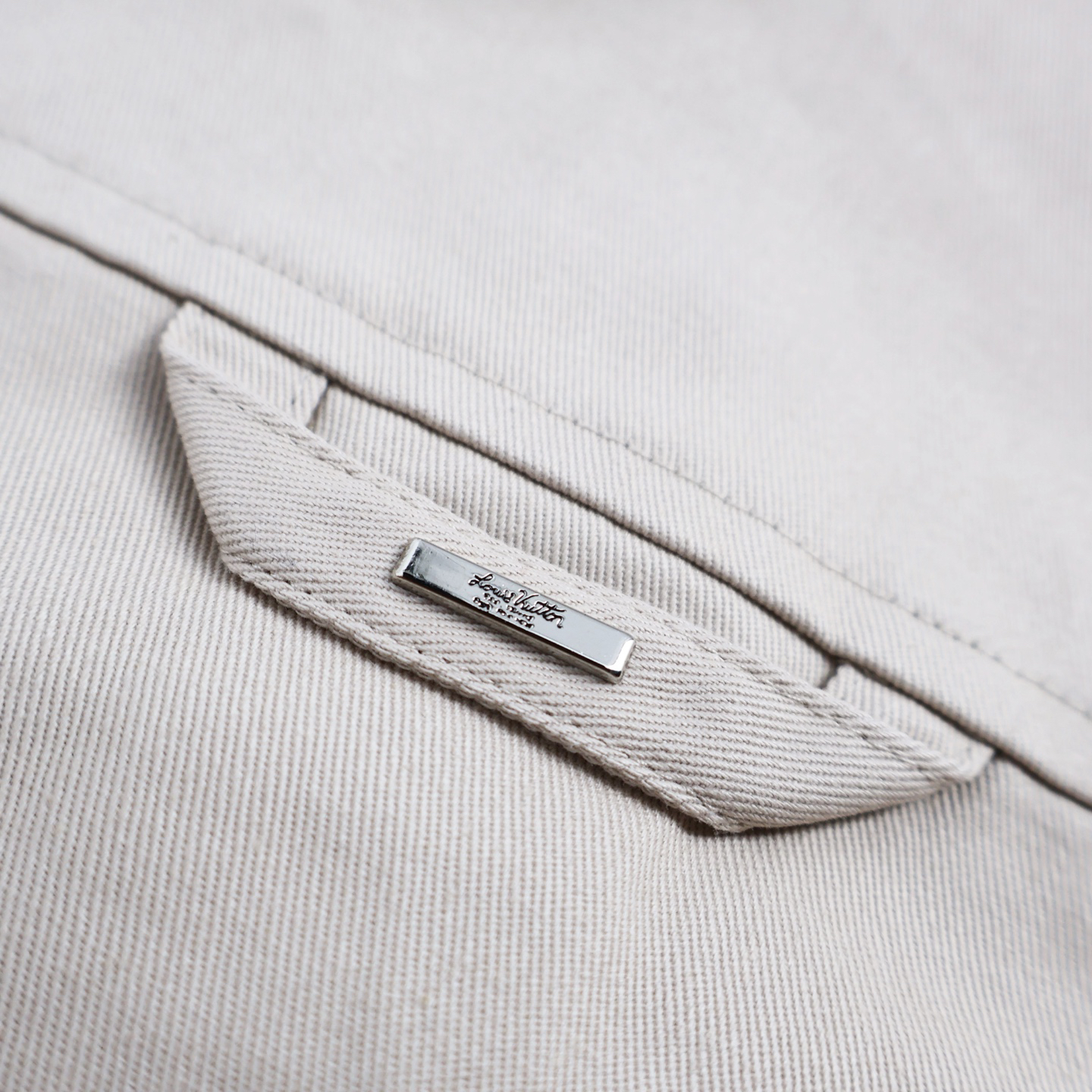 Apricot Denim Flocked Work Jacket