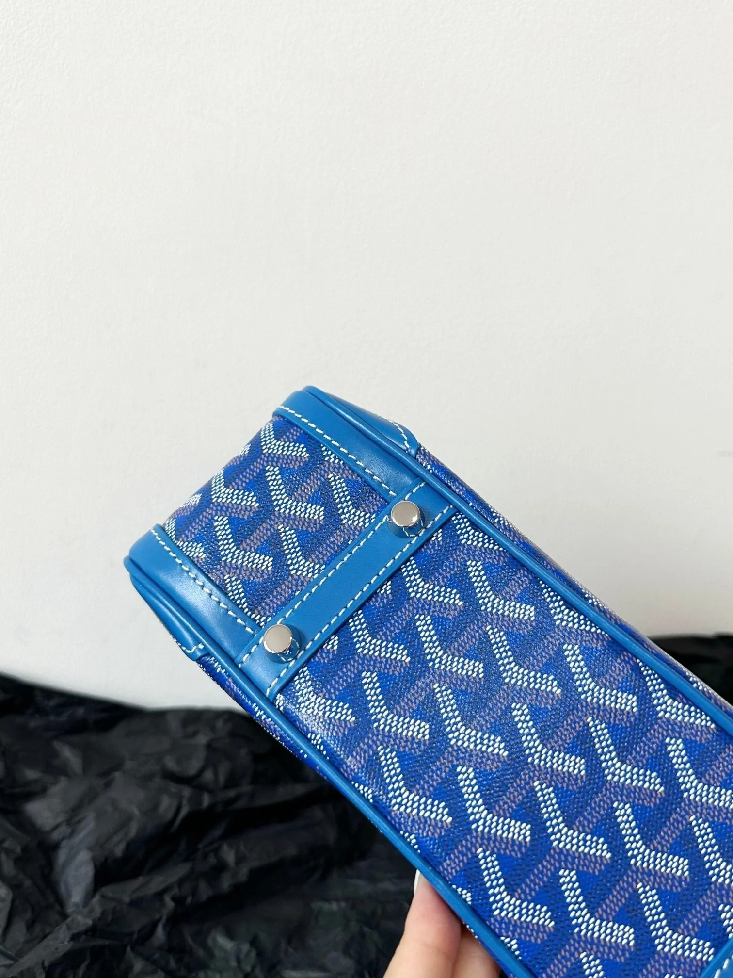 Small Blue Canvas Bowling Ball