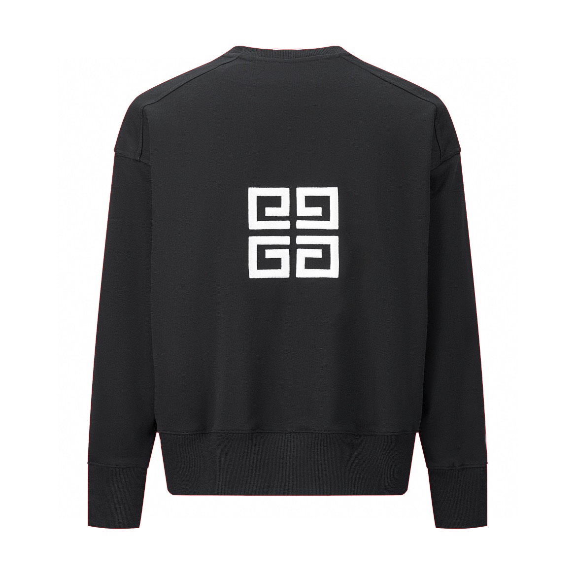 3D embroidery crew neck sweatshirt