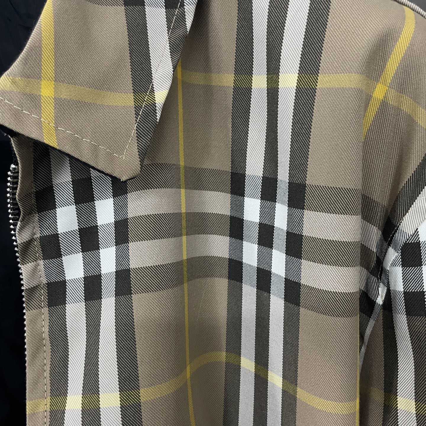 New Classic Plaid Embroidered Double-Sided Shirt