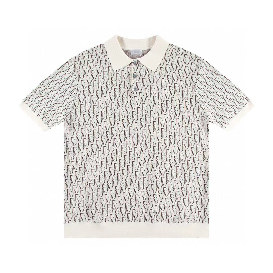 Letter full print polo shirts