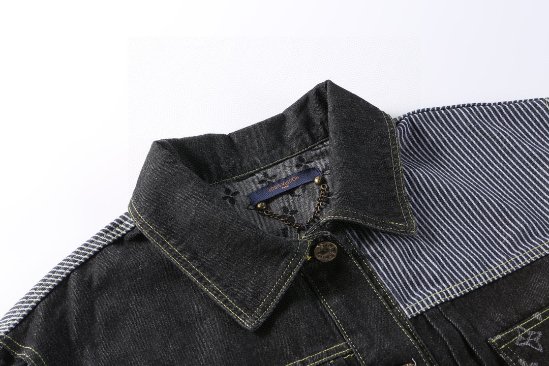 Classic Denim Patchwork Jacket