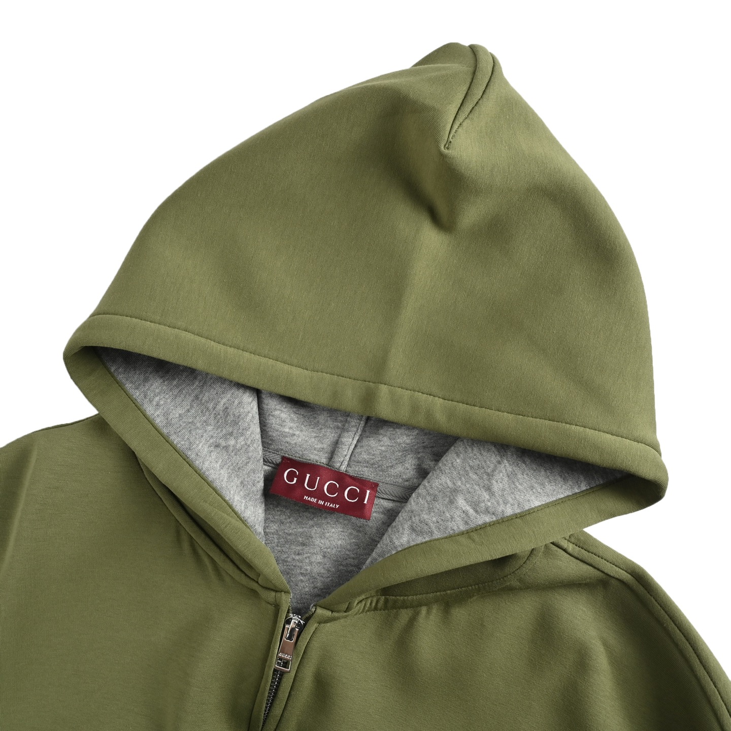 25ss embroidered space cotton zipper hooded jacket