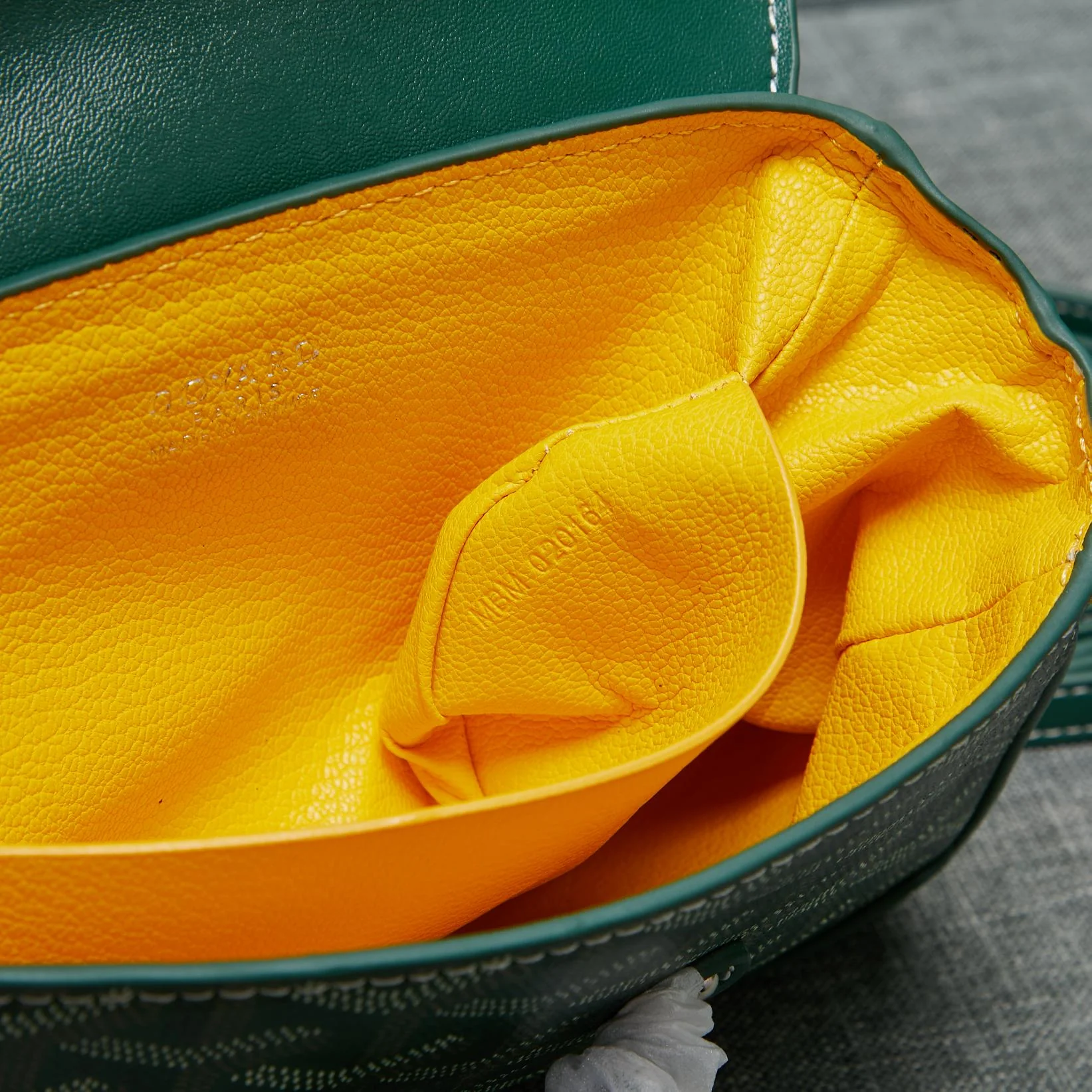 Mini Bag Green Canvas