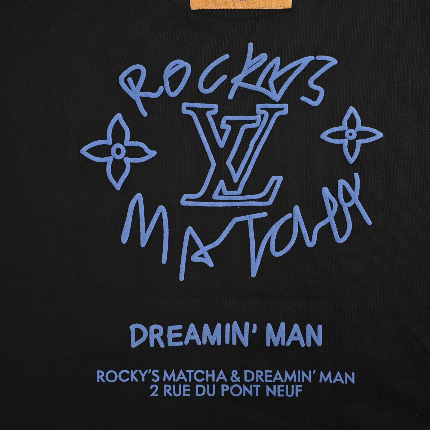 25ss Dreamer Graffiti Slogan Print Short Sleeve T-shirt