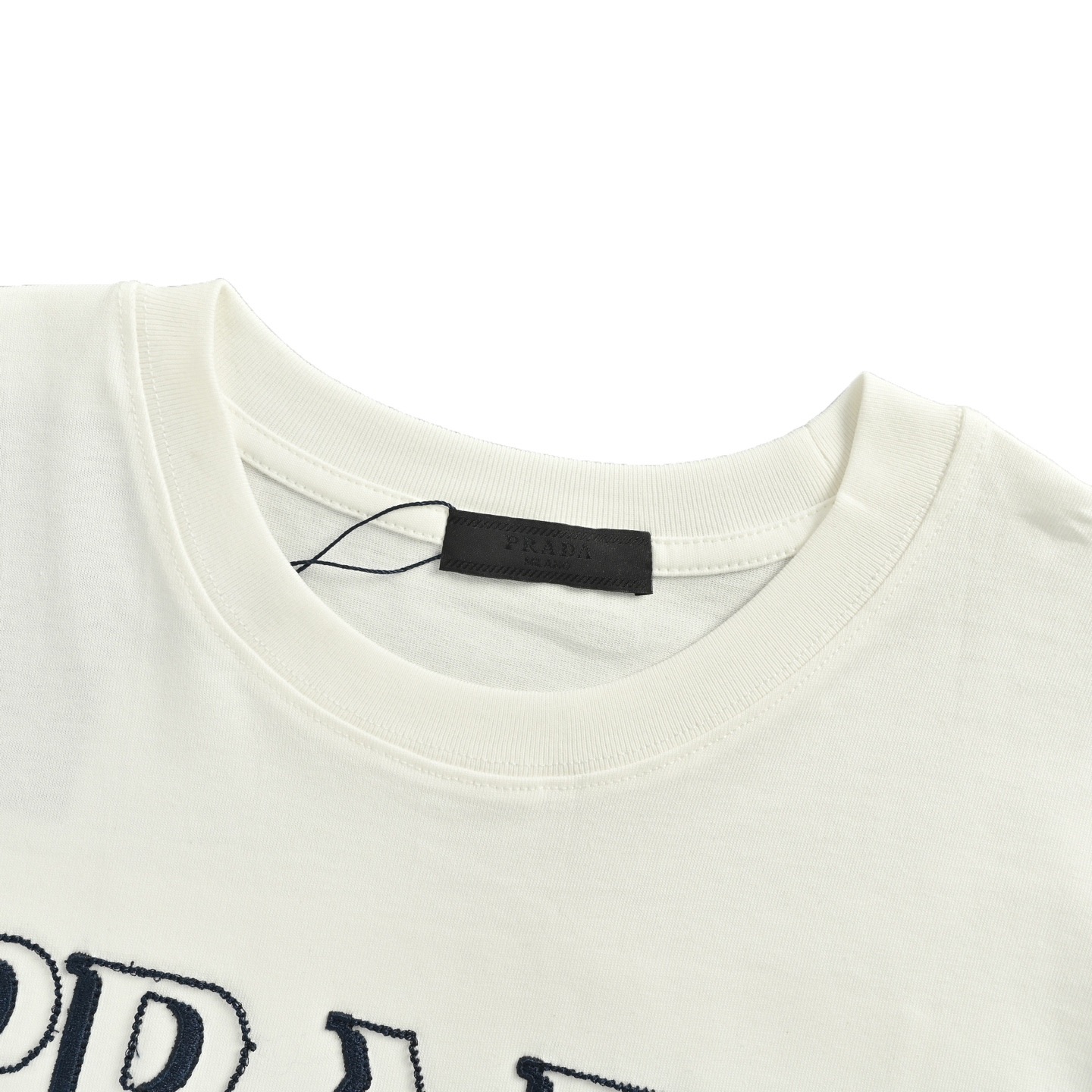 25ss shadow letter embroidered short-sleeved T-shirt