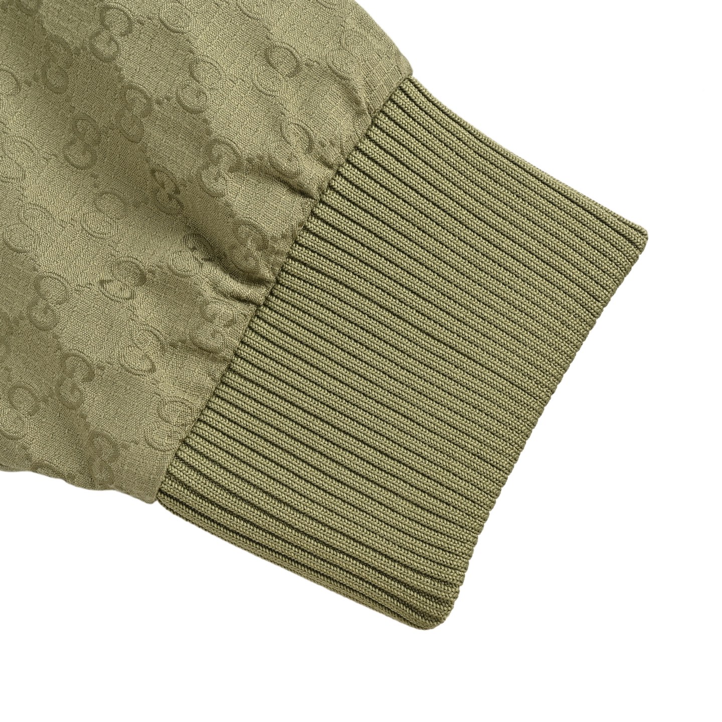 GG All-Over Print Fine Check Hooded Zip-Up Jacket