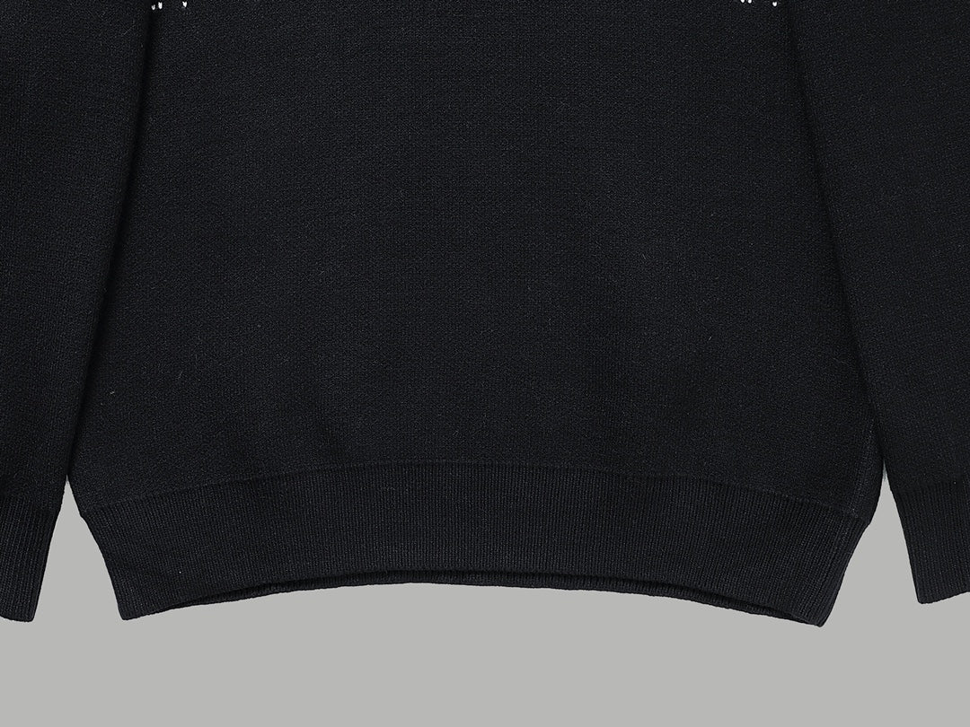 Unisex Street Style U-Neck Logo Luxury Sweater