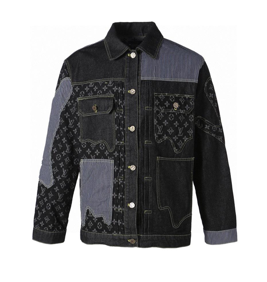 Classic Denim Patchwork Jacket