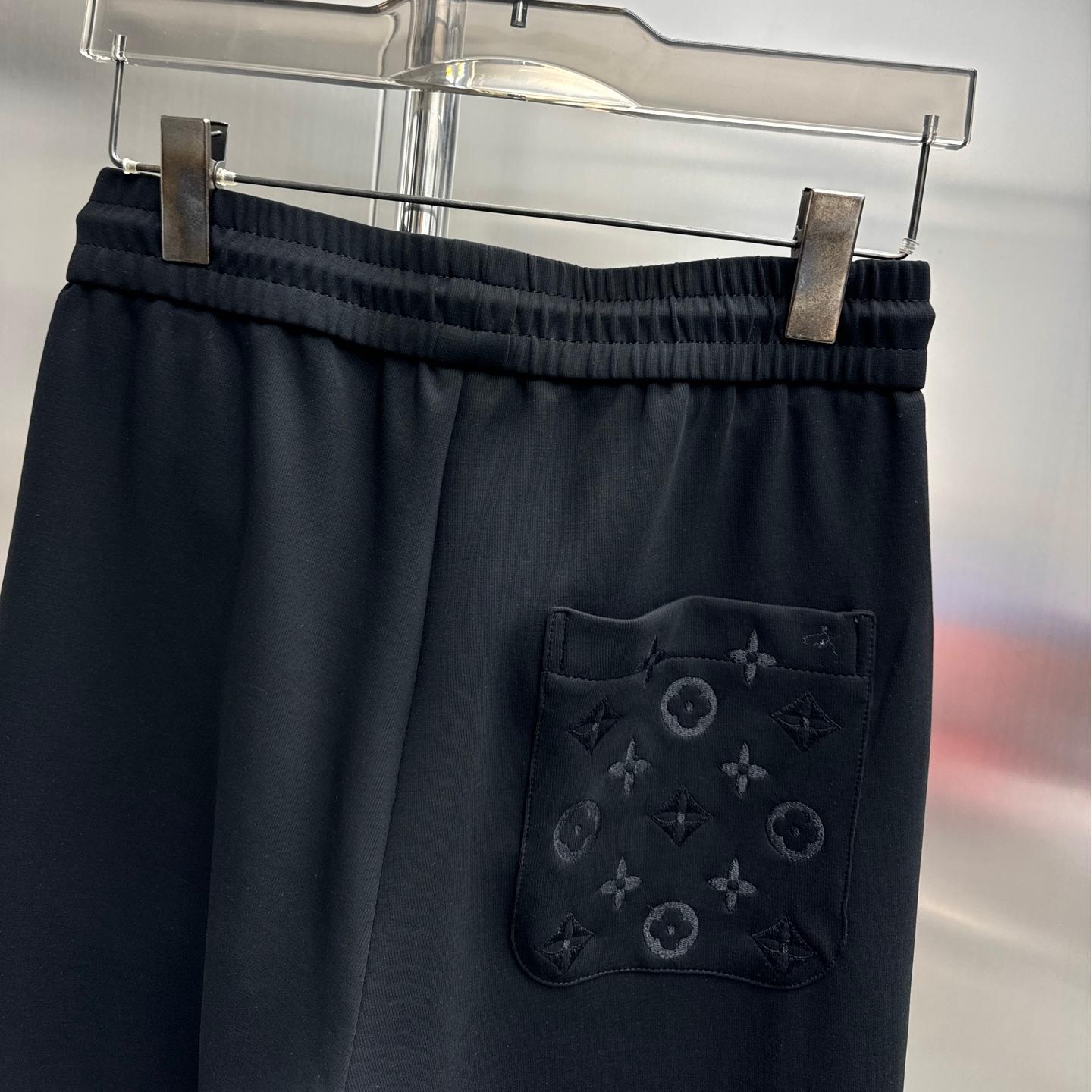 Embroidered Logo Casual Pants