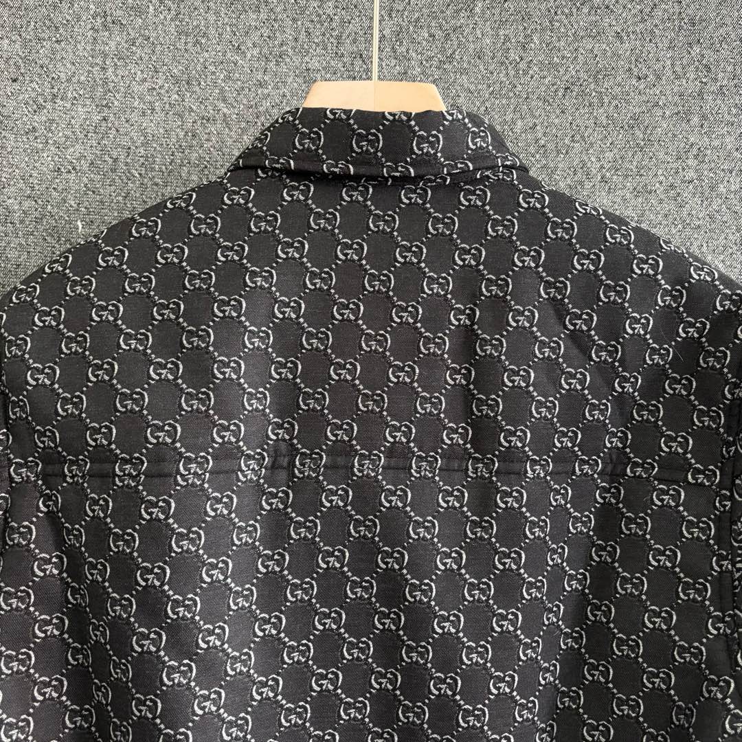 Lapel Long Sleeve Reversible Shirt