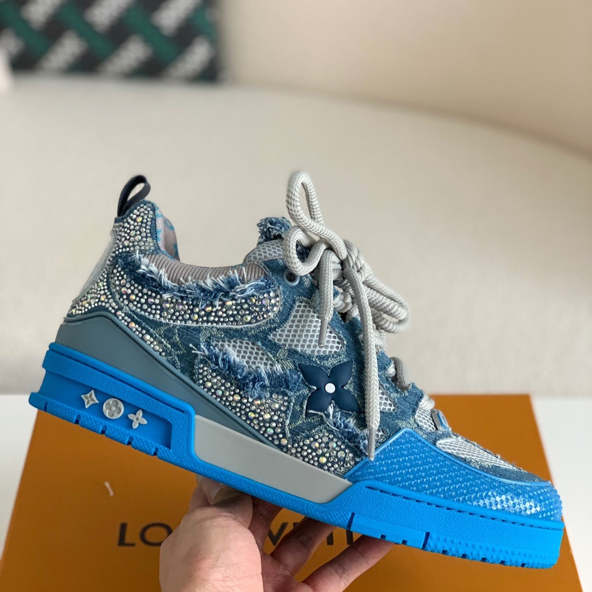 Skate Trainer Blue onogram