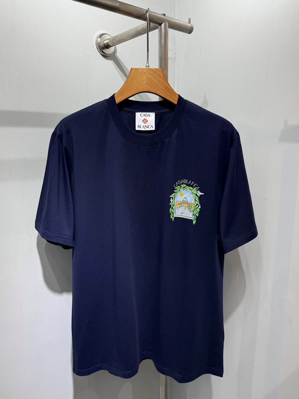 Casablanca Digital printed round neck T-shirt