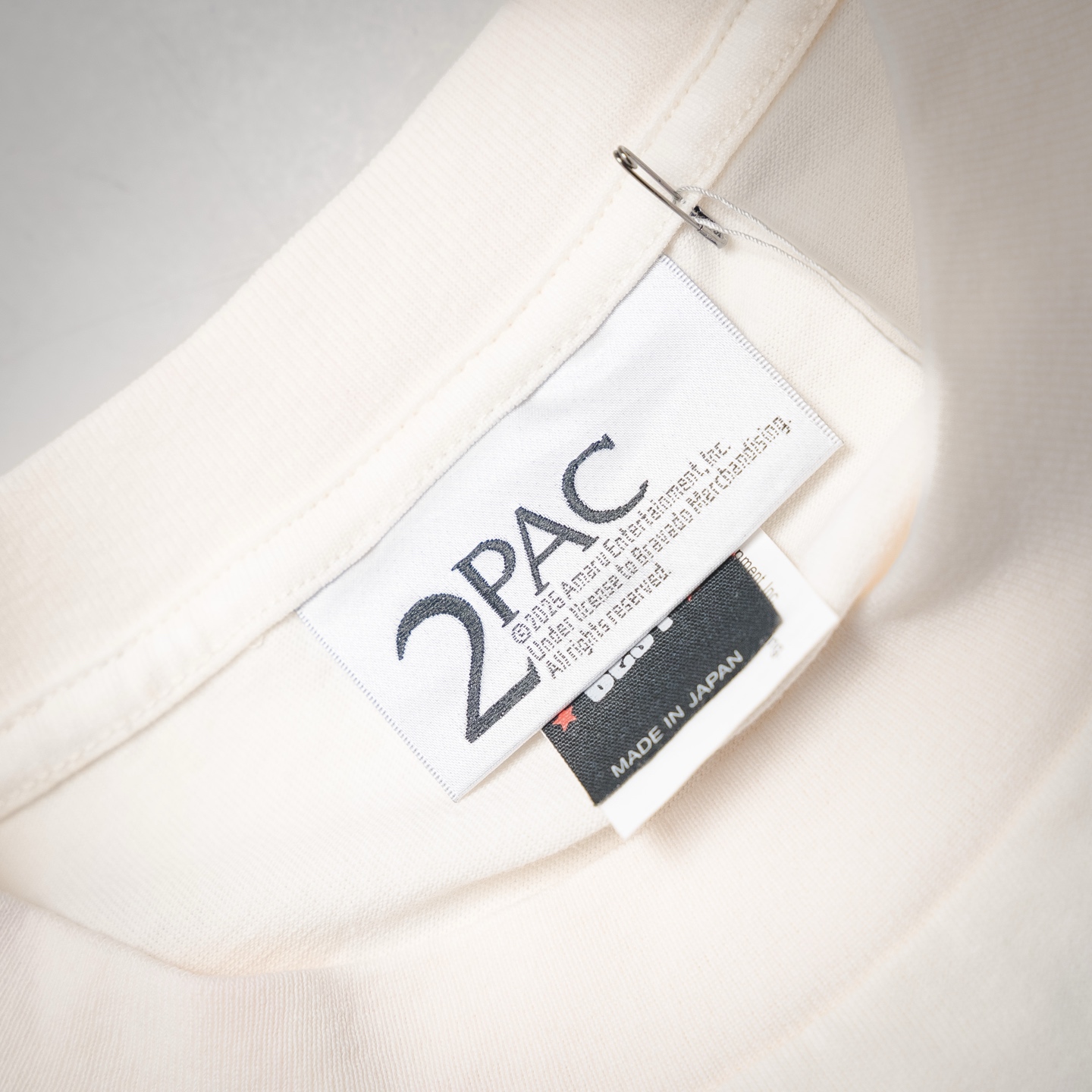 25SS 2PAC Cross Portrait Graphic T-Shirt