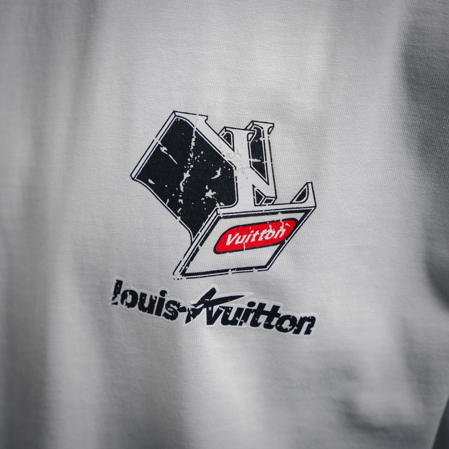 Cutout War Horse Appliqué T-Shirt