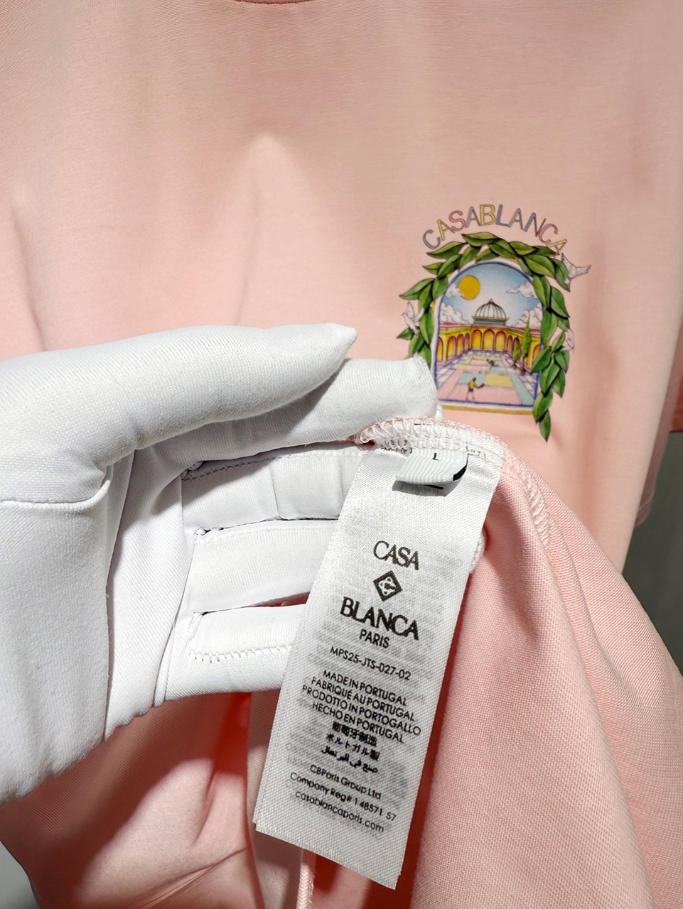 Casablanca Digital printed round neck T-shirt