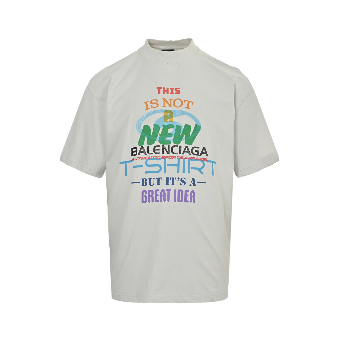 New Idea Printed Crew Neck T-Shirt