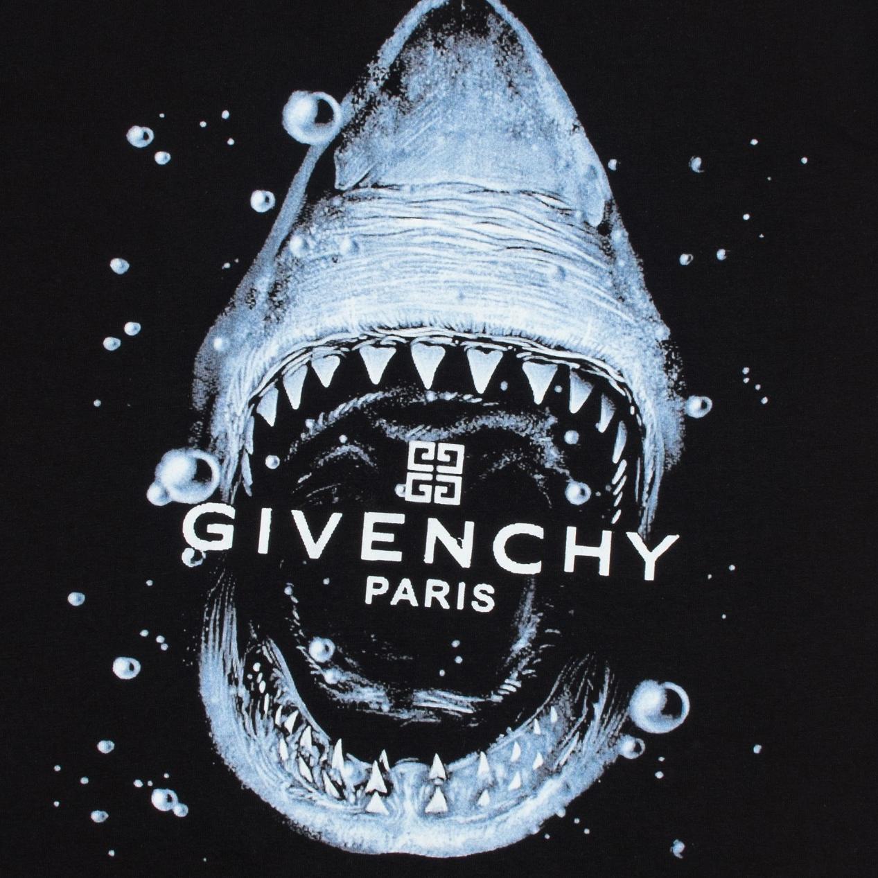 Shark inkjet print T-shirt