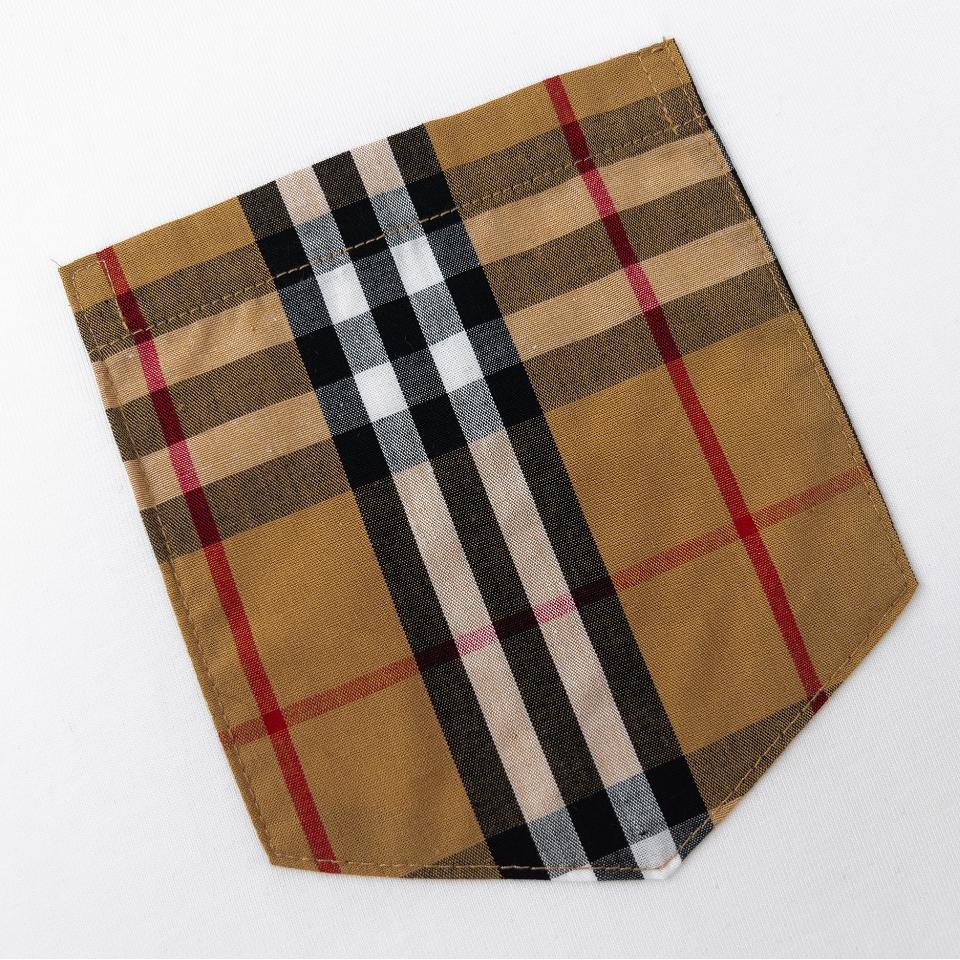 Check Pocket Cotton Loose Fit T-Shirt