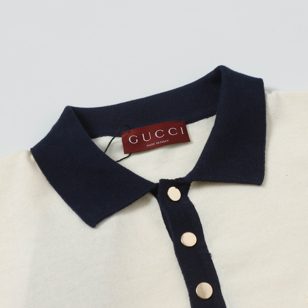 Pocket embroidered small logo knitted Polo