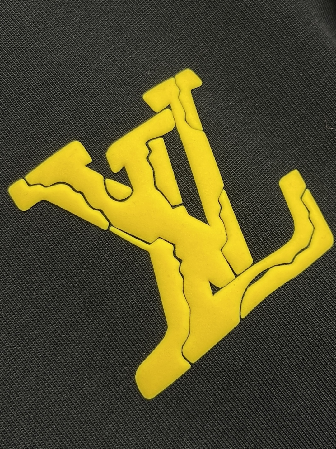 2025ss rubber lettering short-sleeved T-shirt