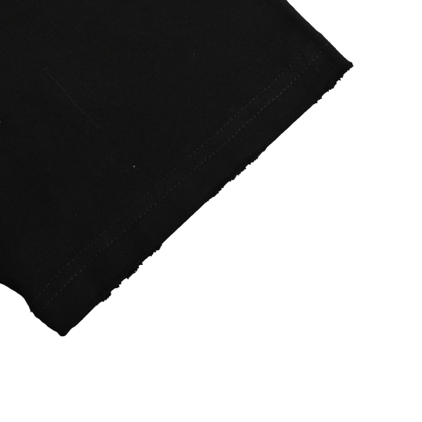 Inkjet ripped short-sleeved T-shirt