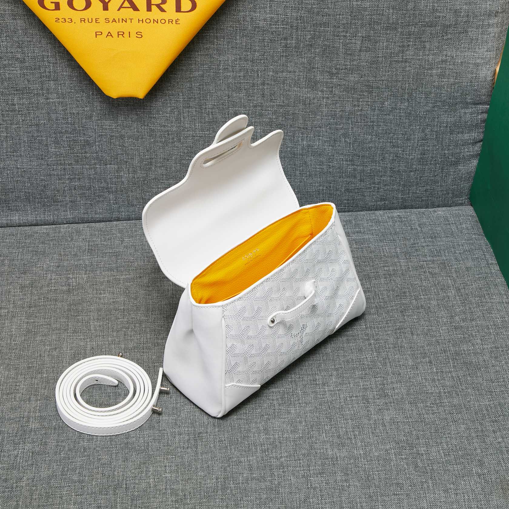 Soft Mini Bag White Canvas