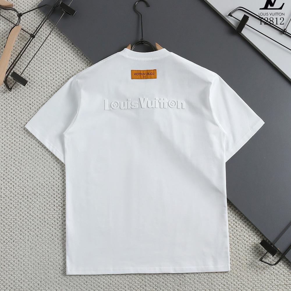 Classic embroidered patch print T-shirt