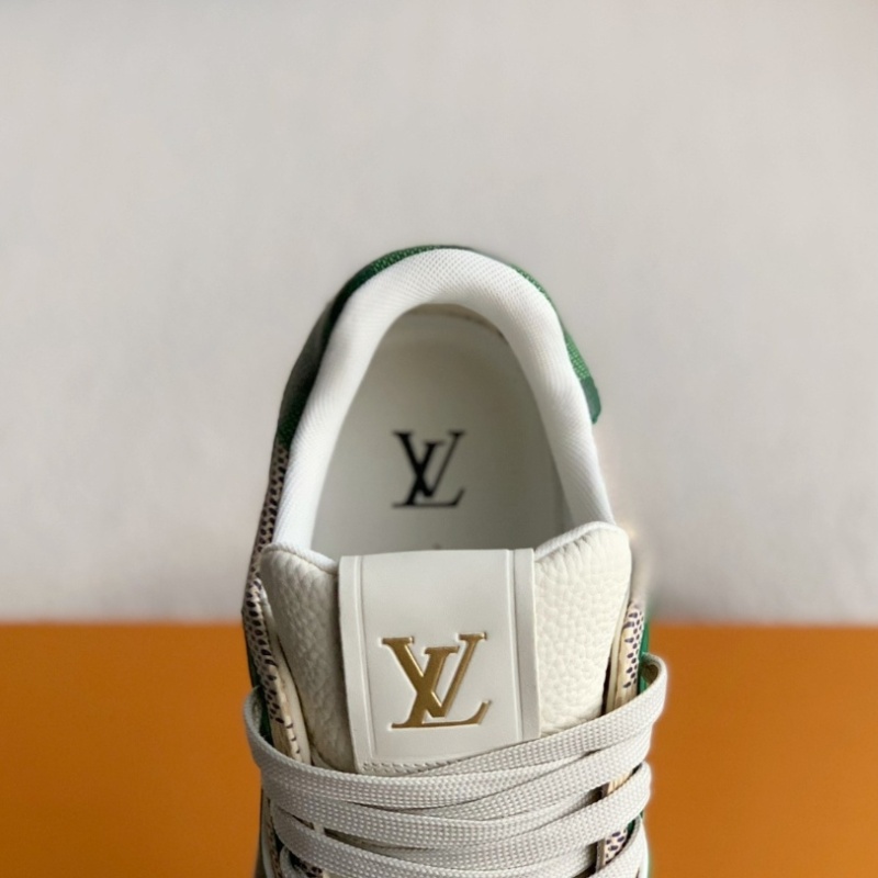 Cotton fabric low-top sneakers