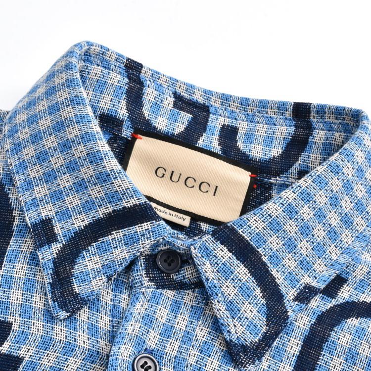 Red checkered print shirt